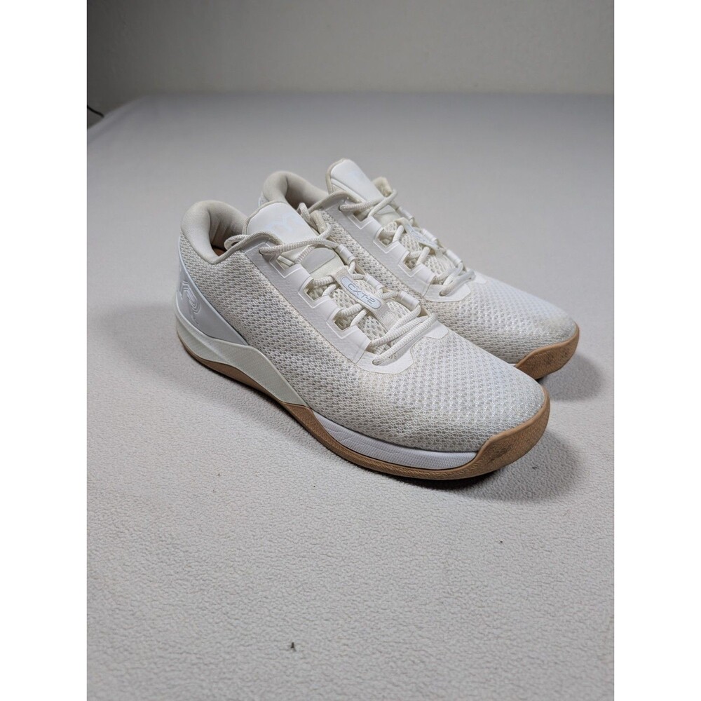 TYR CXT-2 Trainer Mens 11 White Solid Mesh Gum Sole Cross Training Sneakers